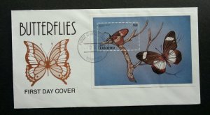 *FREE SHIP Lesotho Butterflies 1997 Insect Butterfly (FDC)