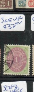 DANISH WEST INDIES  (PP2202B)  SC 5    1C   VFU 