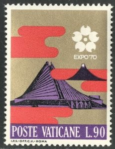 VATICAN CITY #482 - MINT NH - 1970 - VAT028