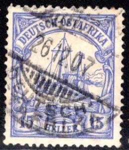 German East Africa (DOA) #34a, postally used, CV $11.00