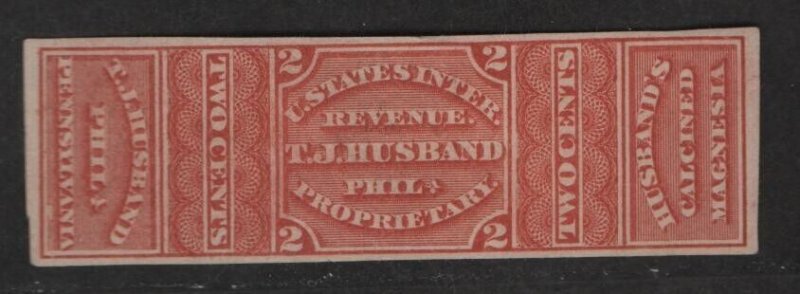 US Sc#Rs140d no faults private die Proprietary Medicine Revenue stamp 