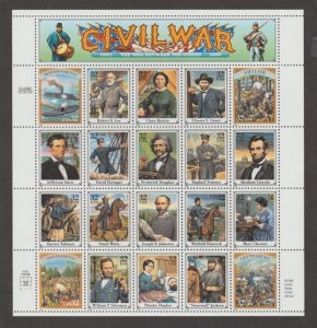 U.S. Scott #2975 Civil War Stamp - Mint NH Sheet