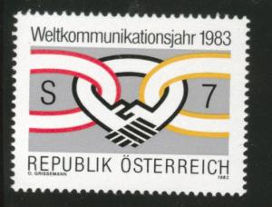 Austria Scott 1233 MNH** 1983 World communication year stamp