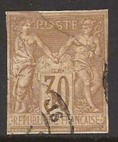 French Colonies 34 Imperf - Beauty