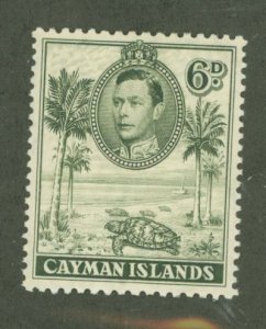 Cayman Islands #107a Unused Single