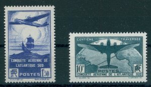 FRANCE, FAMOUS ISSUE 100th SOUTH ATLANTIC CROSSING, 1936, LIGHTLY HINGED, FRESH!
