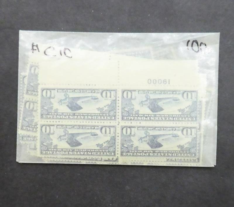 EDW1949SELL : USA 1927 Scott #C10. 100 copies. All Very Fine, Mint NH. Cat $1300