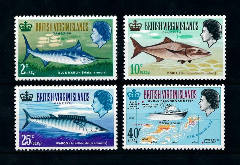 [99642] British Virgin Islands 1968 Marine Life Fish Fishing  MNH