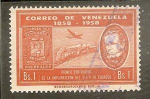 Venezuela  Scott 742  Stamp Centenary   Used