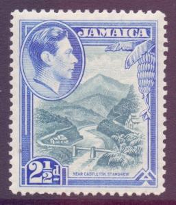 Jamaica Scott 120 - SG125, 1938 George VI 2.1/2d  MH*