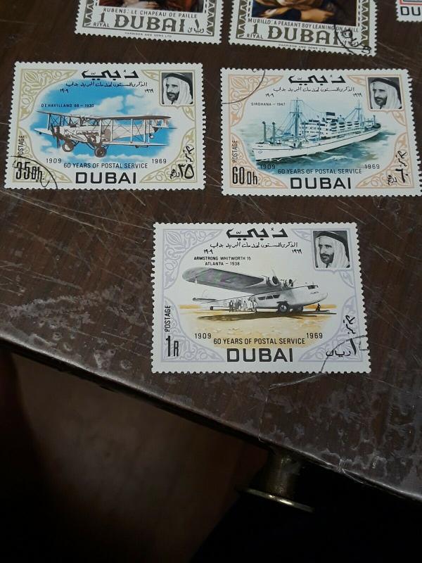 Dubai Pictorial Stamp Lot