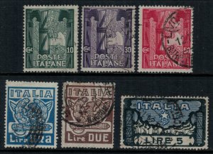 Italy #159-64  CV $135.50