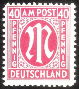 1945, Germany, American-British Occ. (Bizone) 40pfg, MNH, Sc 3N15