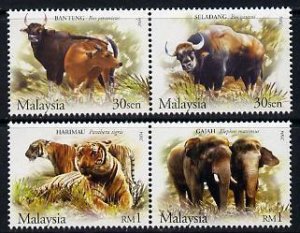 MALAYSIA - 2003 - Wildlife of the Forest - Perf 4v Set - Mint Never Hinged