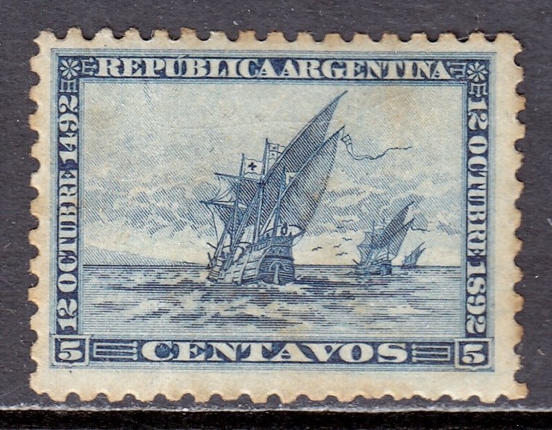 Argentina - Scott #91 - MH - Heavily toned - SCV $9.50