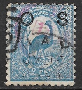 1888 New South Wales O25 2d Official used