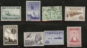 GREECE Scott 490-497 Mixed all MH* except 490 is used 194...