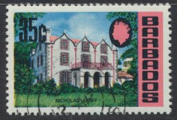 Barbados  SG 410a SC# 339 CTO Glazed Paper PaperNicholas Abbey   1971 see scan