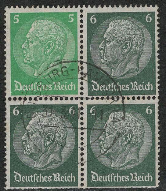 Germany Scott # 418, 419 (3), used, se-tenant, Mi# S187