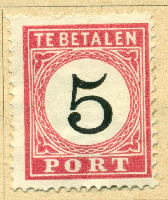 Netherlands Indies 1882 #J8 MH SCV(2018)=$0.25