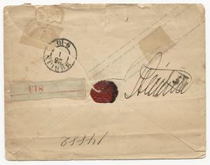 German States Prussia Mi #GAA10 on Embossed Postal Stationery Cover 