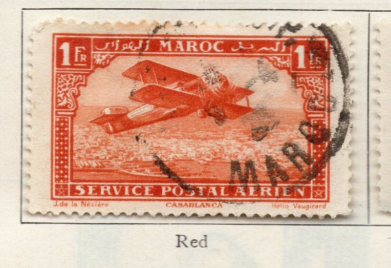 Morocco 1922 Early Issue Fine Used 1Fr. NW-94061