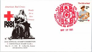 AMERICAN RED CROSS CENTENNIAL READY FOR A NEW CENTURY COFFEYVILLE KANSAS 1981