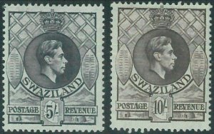 88484  - SWAZILAND  -  STAMPS -  SG # 28/38  -  Fine MINT  MLH 