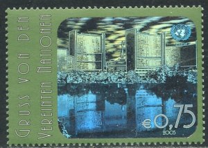 UNITED NATIONS VIENNA Sc#359 2005 Hologram Added Value Complete MNH