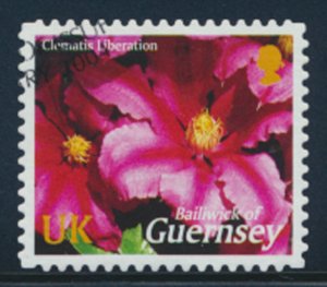 Guernsey  SG 1024  SC# 824  Flowers  First Day of issue cancel see scan