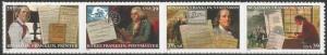 Scott #4021-4024a MNH Benjamin Franklin Strip of 4