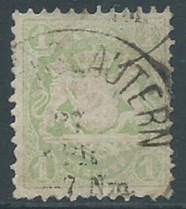 Bavaria, Sc #23, 1kr Used