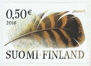 Finland 2016 Duck feather Definitives Stamp MNH