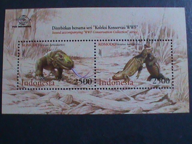 INDONESIA 2000 SC# 1915-WWF-WORLDWIDE FUND FOR NATURE MNH S/S- VERY FINE