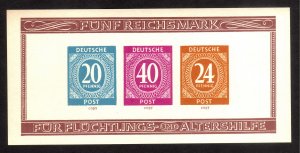 1946, Germany Occ., Nice reprint, with gum MNH, Sc B295