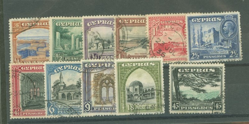 Cyprus #125-35 Used Single (Complete Set) (Architecture)