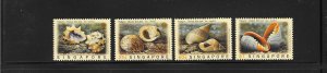 SHELLS - SINGAPORE #825-8   MNH