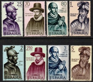 Spain Sc #1271-1278 MNH