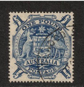 Australia # 220 , Arms of Australia , F-VF Used - I Combine S/H