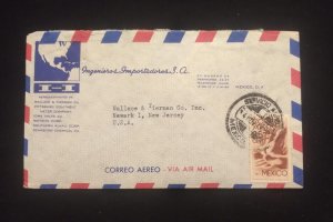 C) 1946. MEXICO. AIRMAIL ENVELOPE SENT TO USA. 2ND CHOICE