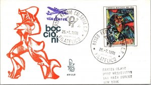 Italy 1976 FDC - Bocciono / Airmail - Reggio Calabria - J8673