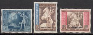 Germany - 1942 Postal Agreement Sc# B212/B214 - MNH (9748)