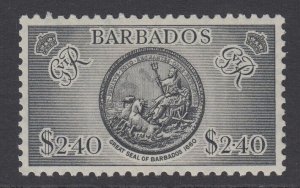 Barbados, Scott 227 (SG 282), MLH, Great Seal of Barbados