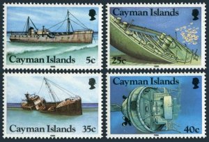 Cayman 539-542,MNH.Michel 549-552. Unspecified shipwrecks,Cayman waters,1985.