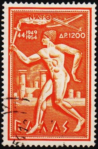 Greece.1954 1200d S.G.725 Fine Used