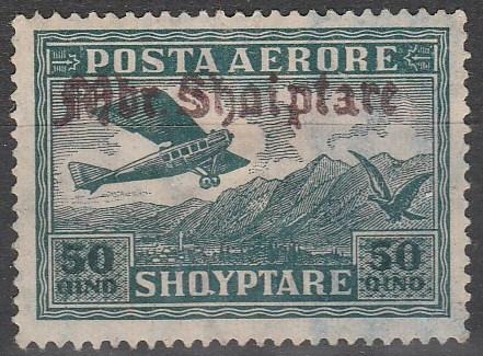 Albania #C25  F-VF Used CV $175.00  (A5643)