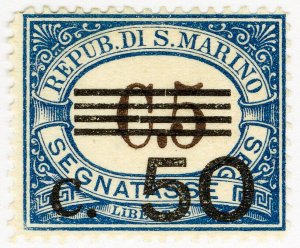San Marino Stamps # J54 MLH VF Scott Value $35.00