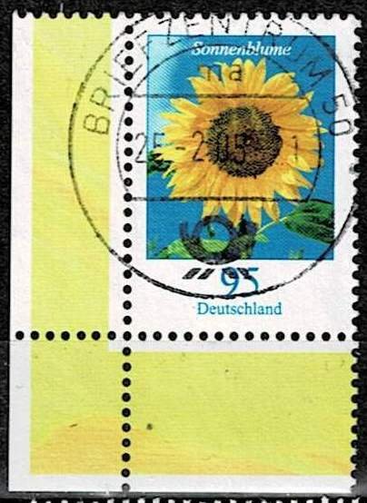 Germany 2005,Sc.#2319 used Flower: Sunflower (Helianthus annuus)