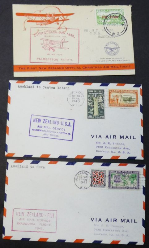 EDW1949SELL : NEW ZEALAND Collection of 14 interesting covers.