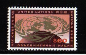 United Nations Geneva  #6  1969 MNH  60 c